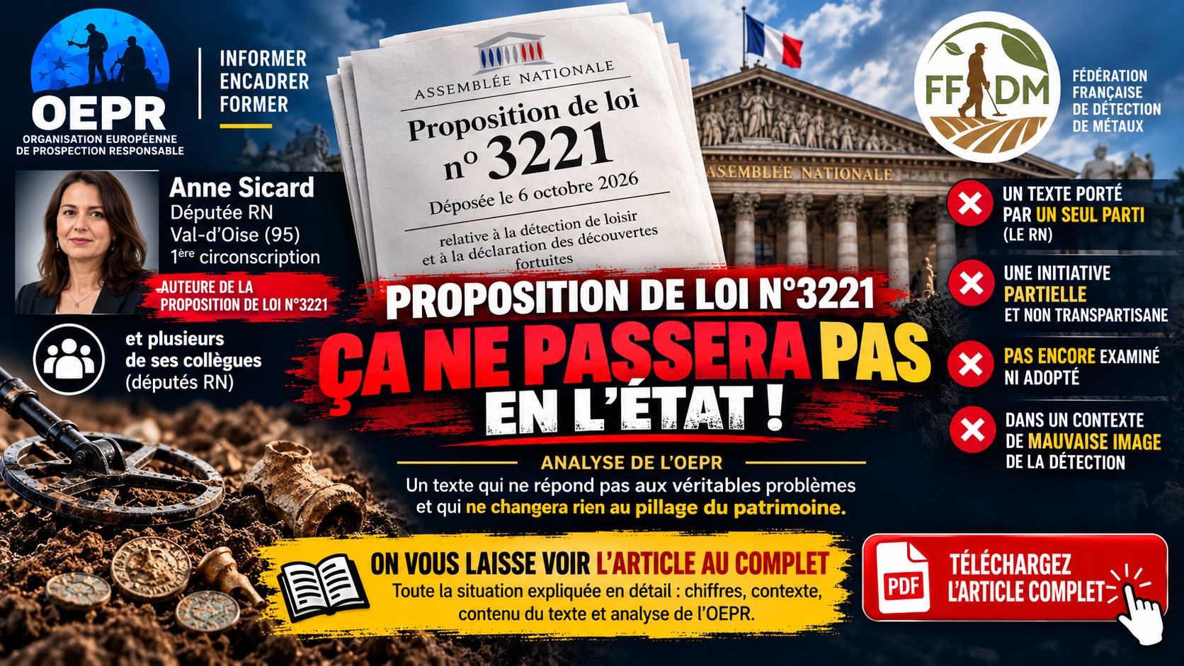 Proposition de loi n°3221 — analyse de l'OEPR : ça ne passera pas en l'état